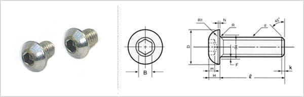 육각둥근머리 렌치볼트